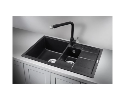 Кухонная мойка Granula черный 7802bl