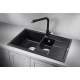 Кухонная мойка Granula черный 7802bl