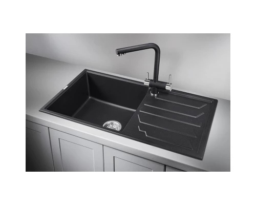 Кухонная мойка Granula черный 8601bl