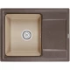 Кухонная мойка Granula эспрессо/песок 6504essa