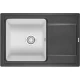 Кухонная мойка Granula черный/арктик 7401blwh