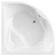 Акриловая ванна 140x140 см Cezares Cetina CETINA-140-140-41