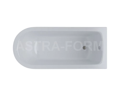Ванна из литого мрамора белые ноги 170x75 см Astra-Form Ретро 01010006