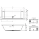Акриловая ванна 190x80 см Riho Lusso B015001005