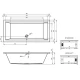 Акриловая ванна 190x90 см Riho Lusso B037001005