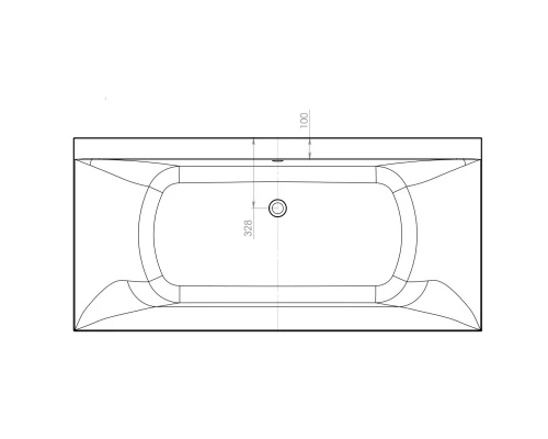 Ванна из литого мрамора 190x90 см Astra-Form Геркулес 01010016