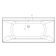 Ванна из литого мрамора 190x90 см Astra-Form Геркулес 01010016
