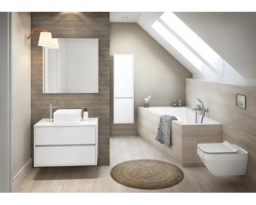 Акриловая ванна 160x100 см L Cersanit Crea WA-CREA*160-L