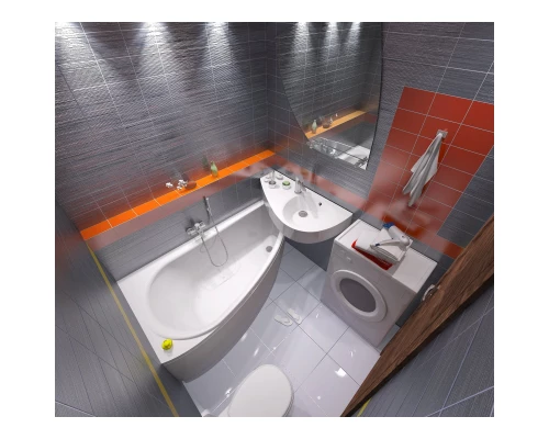 Акриловая ванна 150x75 см 1Marka Piccolo L 01пк1770л