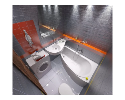 Акриловая ванна 150x75 см 1Marka Piccolo R 01пк1770п