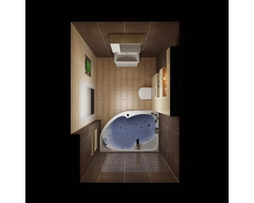 Акриловая ванна 170x105 см L 1Marka Diana 01ди1710л