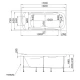 Акриловая ванна 170x75 см Marka One Dipsa 12017894