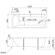 Акриловая ванна 120x70 см Marka One Modern 01мод1270