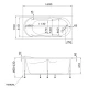 Акриловая ванна 160x70 см Marka One Vita 01вит1670