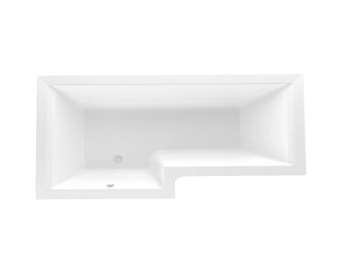 Акриловая ванна 165x85 см L Marka One linea 01лин16585л