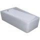 Акриловая ванна 170x100 см L Marka One Direct 01дир1710л