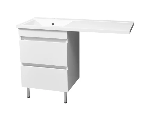 Тумба белый глянец/белый матовый 55 см Stella Polar Мадлен SP-00000406