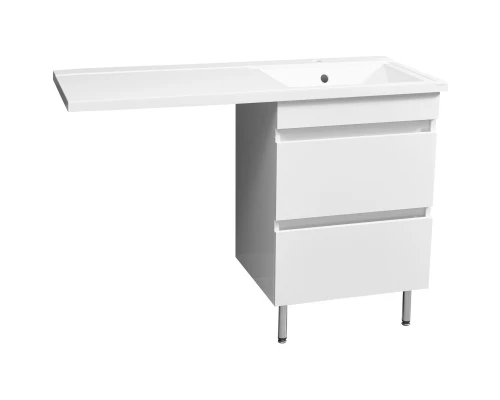 Тумба белый глянец/белый матовый 55 см Stella Polar Мадлен SP-00000406