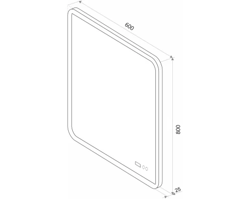 Зеркало 60x80 см Conti Glamour ZLP264