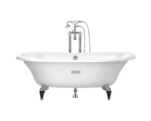 Чугунная ванна 170x85 см с противоскользящим покрытием Roca Newcast White 233650007