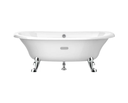 Чугунная ванна 170x85 см с противоскользящим покрытием Roca Newcast White 233650007