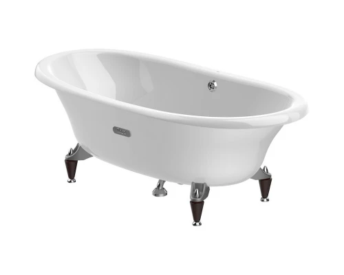 Чугунная ванна 170x85 см с противоскользящим покрытием Roca Newcast White 233650007