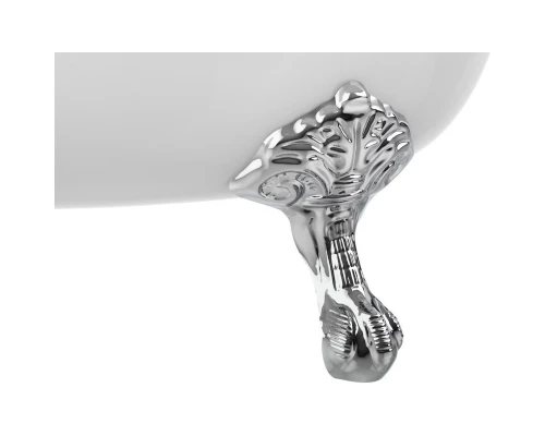 Чугунная ванна 170x85 см с противоскользящим покрытием Roca Newcast White 233650007