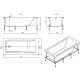 Акриловая ванна 170x75 см Roca Easy ZRU9302899