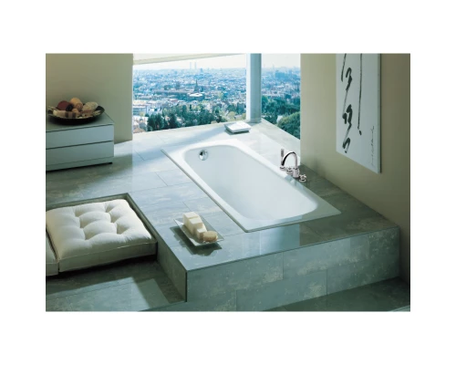 Чугунная ванна 170x70 см с противоскользящим покрытием Roca Continental 21291100R
