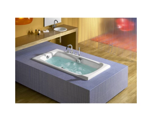 Чугунная ванна 170x85 см с противоскользящим покрытием Roca Ming 2302G000R