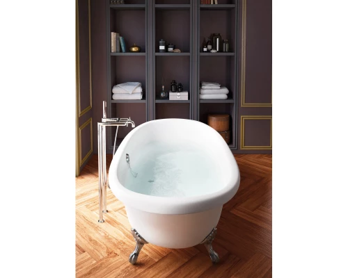 Чугунная ванна 170x85 см с противоскользящим покрытием Roca Newcast White 233650007