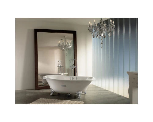 Чугунная ванна 170x85 см с противоскользящим покрытием Roca Newcast White 233650007