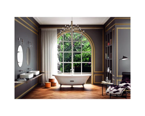 Чугунная ванна 170x85 см с противоскользящим покрытием Roca Newcast White 233650007