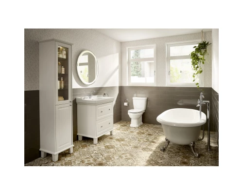 Чугунная ванна 170x85 см с противоскользящим покрытием Roca Newcast White 233650007