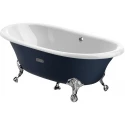 Чугунная ванна 170x85 см с противоскользящим покрытием Roca Newcast Navy Blue 233650004 Чугунная ванна 170x85 см с противоскользящим покрытием Roca Newcast Navy Blue 233650004