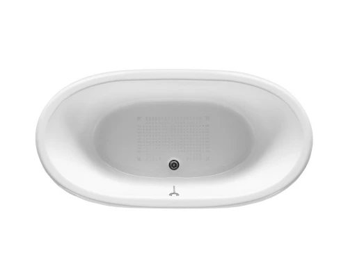 Чугунная ванна 170x85 см с противоскользящим покрытием Roca Newcast Gray 233650000