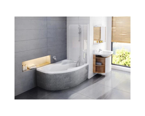 Асимметричная акриловая ванна Rosa II PU Plus 160 x 105 P Ravak CL210P0000