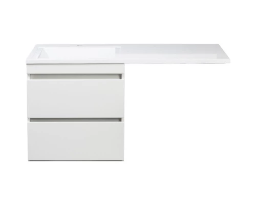 Тумба с раковиной белый глянец 120 см Style Line Даллас СС-00000469 + СС-00000367