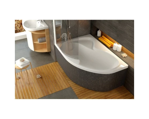 Асимметричная акриловая ванна Rosa II PU Plus 150 x 105 L Ravak CK210P0000