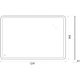 Зеркало 120x80 см BelBagno Marino SPC-MAR-1200-800-LED-TCH