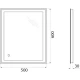 Зеркало 50x60 см BelBagno SPC-GRT-500-600-LED-TCH