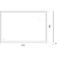Зеркало 120x80 см BelBagno SPC-GRT-1200-800-LED-TCH