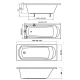 Акриловая ванна 170x75 см Ravak Domino C631000000