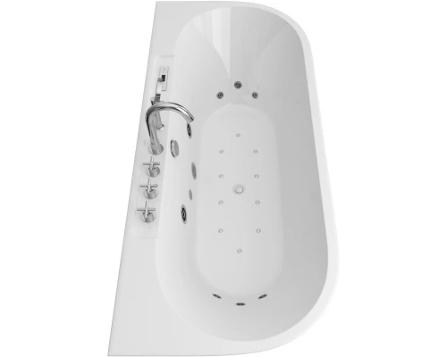 Акриловая гидромассажная ванна 170x80 см Grossman GR-17075-2317080