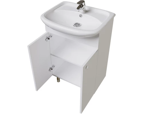 Тумба белый глянец 48,4 см Grossman Крит-Эко 105005