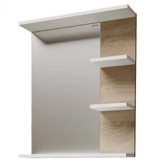 Зеркало 57x70 см дуб сонома/белый глянец Grossman Поло 205701