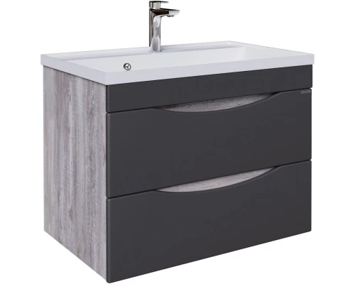 Тумба бетон пайн/графит матовый 79 см Grossman Талис 108013