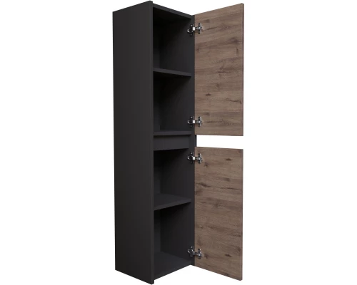 Пенал подвесной дуб веллингтон/графит L/R Grossman Смарт 303011