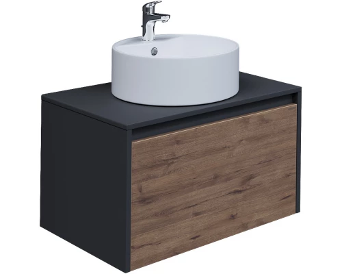 Тумба дуб веллингтон/графит 70 см Grossman Смарт 107009