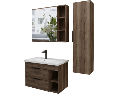 Пенал подвесной темный дуб L/R Grossman Форта 3030052